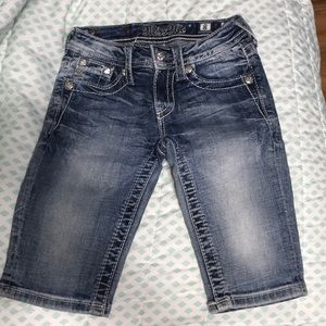 Miss Me girls jean shorts. Size 8.